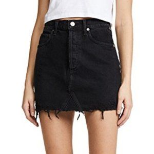 Agolde Quinn High Rise Denim Skirt